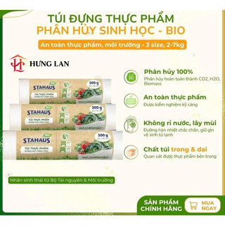 Túi Đựng Thực Phẩm Bio STAHAUS - Phân Hủy Sinh Học An Toàn, Thân Thiện Môi Trường
