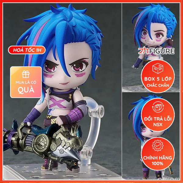 Mô Hình Nendoroid 2678 Jinx ARCANE Ver. - Arcane - (Good Smile Arts Shanghai) Figure Chính Hãng Nhật