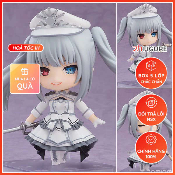 Mô Hình Nendoroid 2747 White Queen, Date A Live Fragment Date A Bullet - (Good Smile Company) Figure