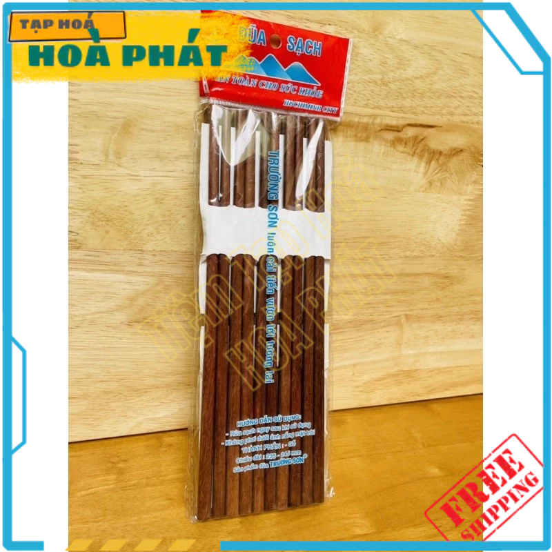 Đũa Gỗ Chò Chỉ Thương Hiệu Trường Sơn