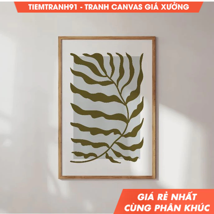 Tranh treo tường, Mid-Century Modern Bold Nature Illustration Abstract Botanical Organic Shapes Mode
