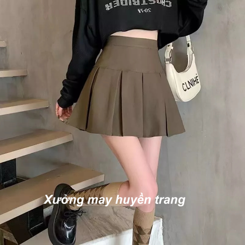 Chân váy xếp ly to, Chân váy tennis midi dáng ngắn xòe phong cách Hàn Quốc M0108 | BigBuy360 - bigbuy360.vn