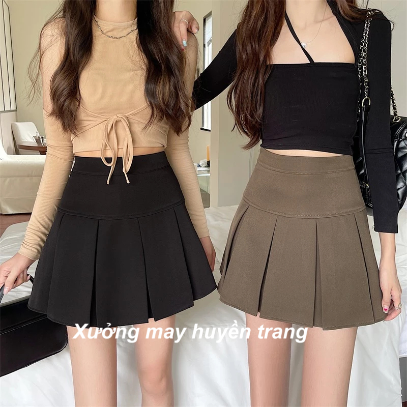 Chân váy xếp ly to, Chân váy tennis midi dáng ngắn xòe phong cách Hàn Quốc M0108 | BigBuy360 - bigbuy360.vn