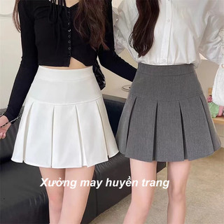  Chân váy xếp ly to Chân váy tennis midi dáng ngắn xòe phong cách Hàn Quốc M0108 