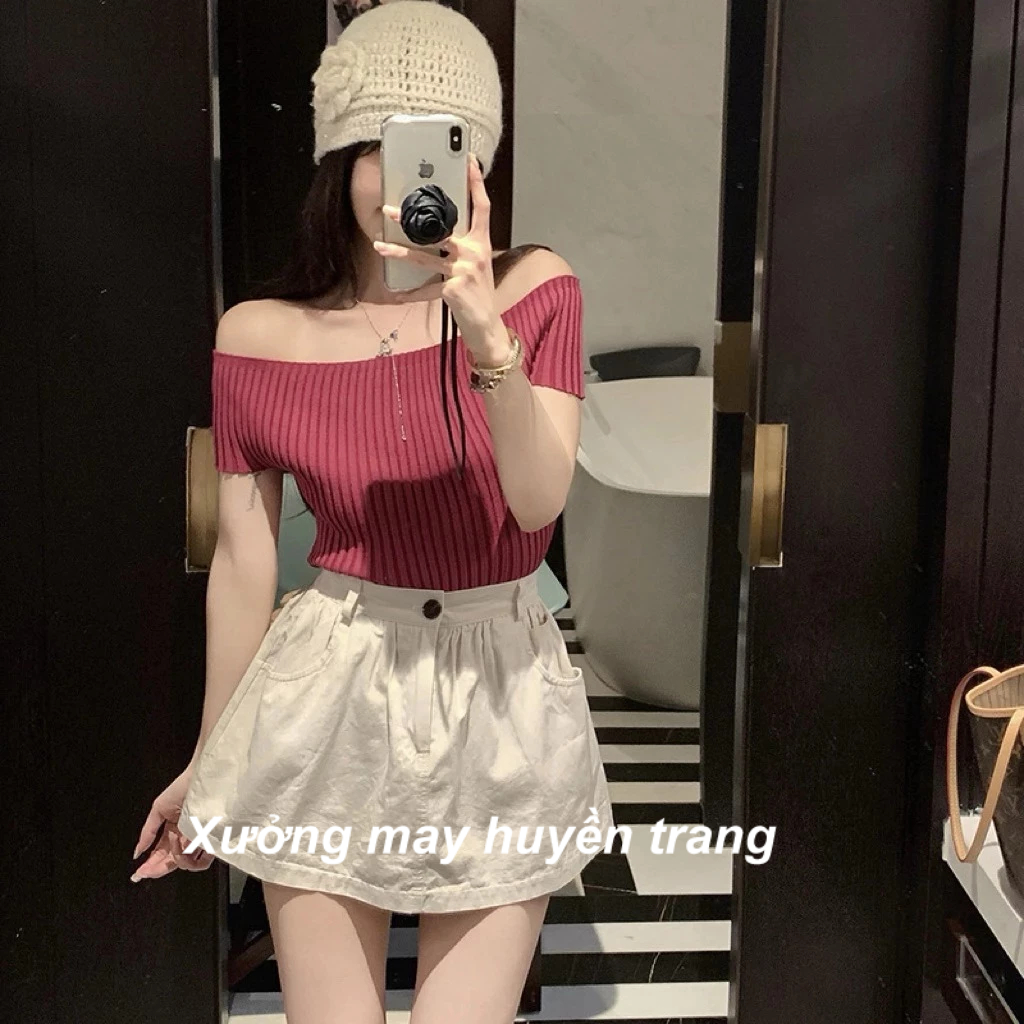 Chân Váy Kaki Gió Dáng A Ngắn Cạp Cao Có Quần Trong Thoáng Mát Năng Động M889 | BigBuy360 - bigbuy360.vn