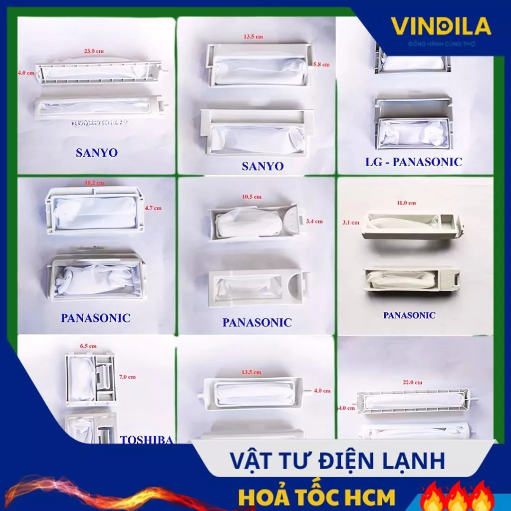 Túi Lưới Lọc Máy Giặt TOSHIBA SANYO PANASONIC LG SHARP