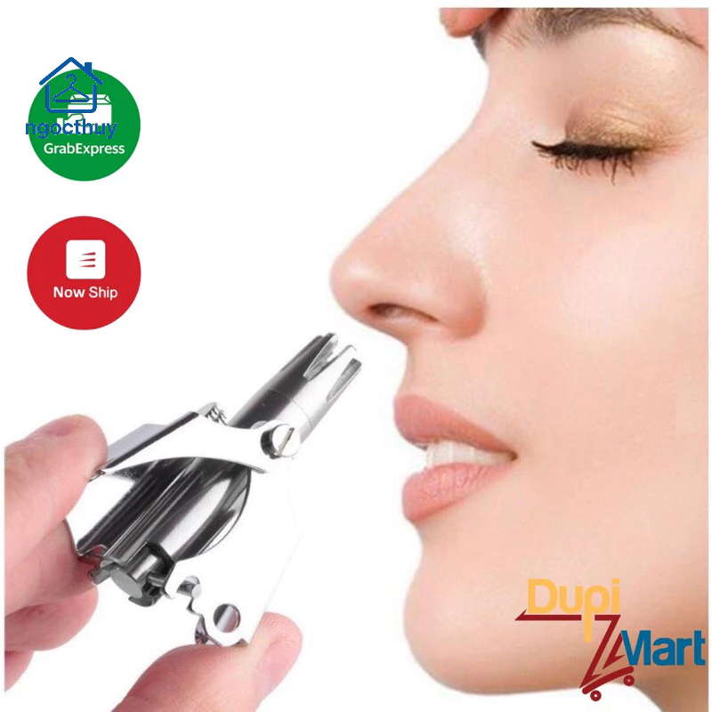 Dụng cụ cắt tỉa lông mũi bằng thép không gỉ.GD Ngocthuy