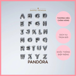   YEAR END - 40% Charm Bạc Pandora Moments Bảng Chữ Cái 