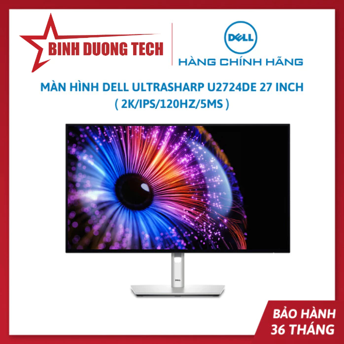 Màn Hình Dell UltraSharp U2724DE 27 inch ( 2K/IPS/120Hz/5ms ) - Hàng Chính Hãng