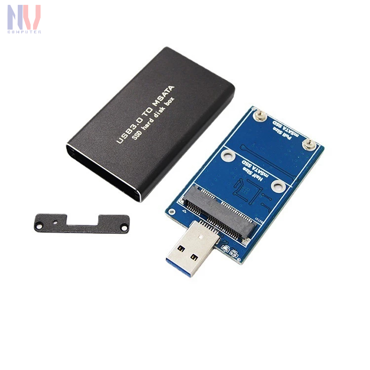 BOX Ổ Cứng Ngoài USB 3.0 to mSATA – Hỗ Trợ SSD mSATA