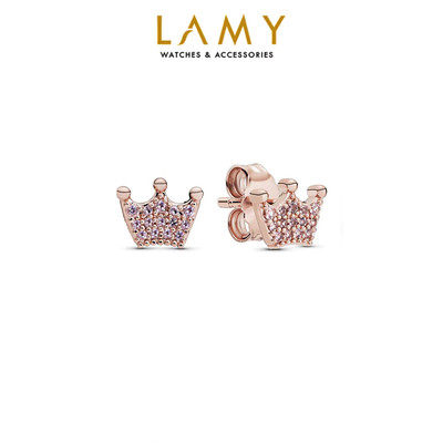Khuyên tai nữ LAMY Crown Stud Earrings 3034 - Khuyên tai bạc cao cấp S925 ALE