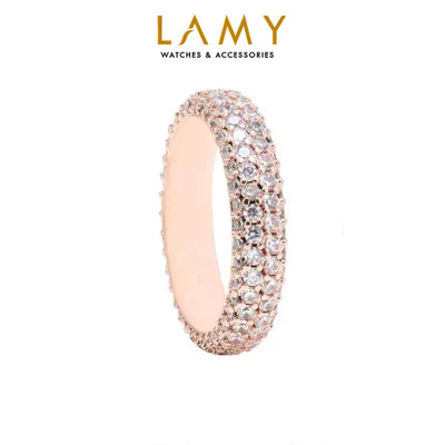 Nhẫn bạc LAMY Diamond Ring Rose Gold 8120 - Nhẫn bạc S925 cao cấp