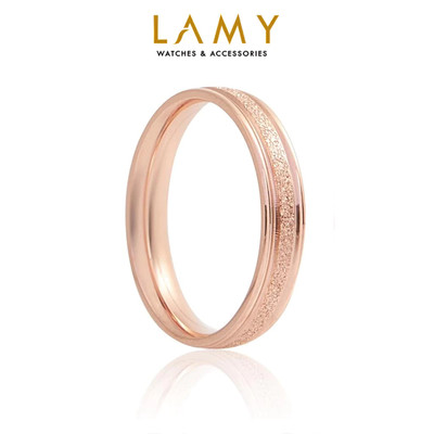 Nhẫn Nam LAMY Dual Milgrain Rose Gold Ring 8004RG