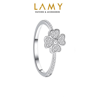 Nhẫn bạc nữ LAMY Tiny Four-leaf Clover Ring Silver 8257 - Nhẫn bạc ta cao cấp
