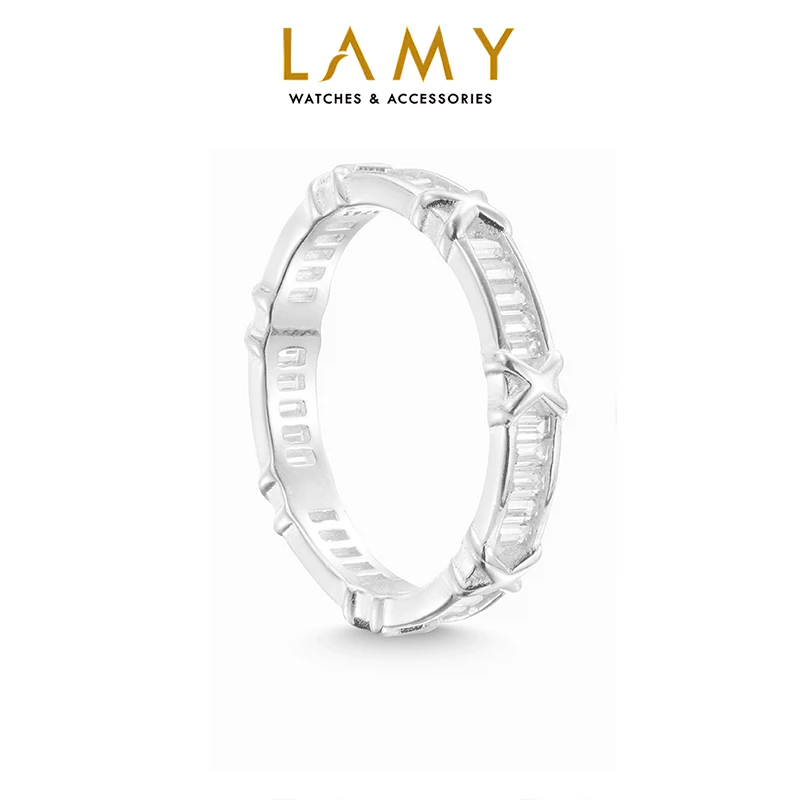 Nhẫn bạc nữ LAMY Eternity X Silver Ring 8277
