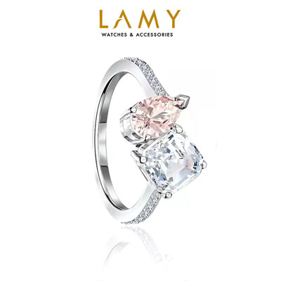 Nhẫn Nam Nữ LAMY Crystal Attract Soul Silver Ring 8066
