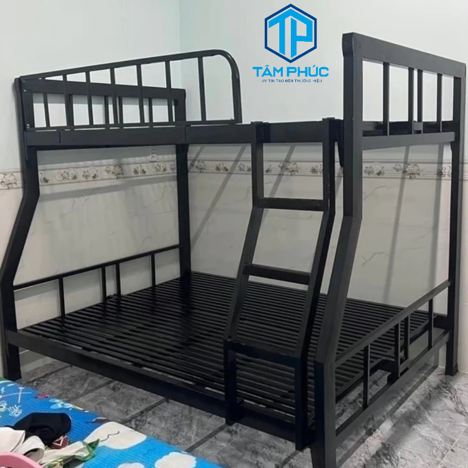 GIƯỜNG SẮT 2 TẦNG CHẮC CHẮN, LẮP RAP NHANH