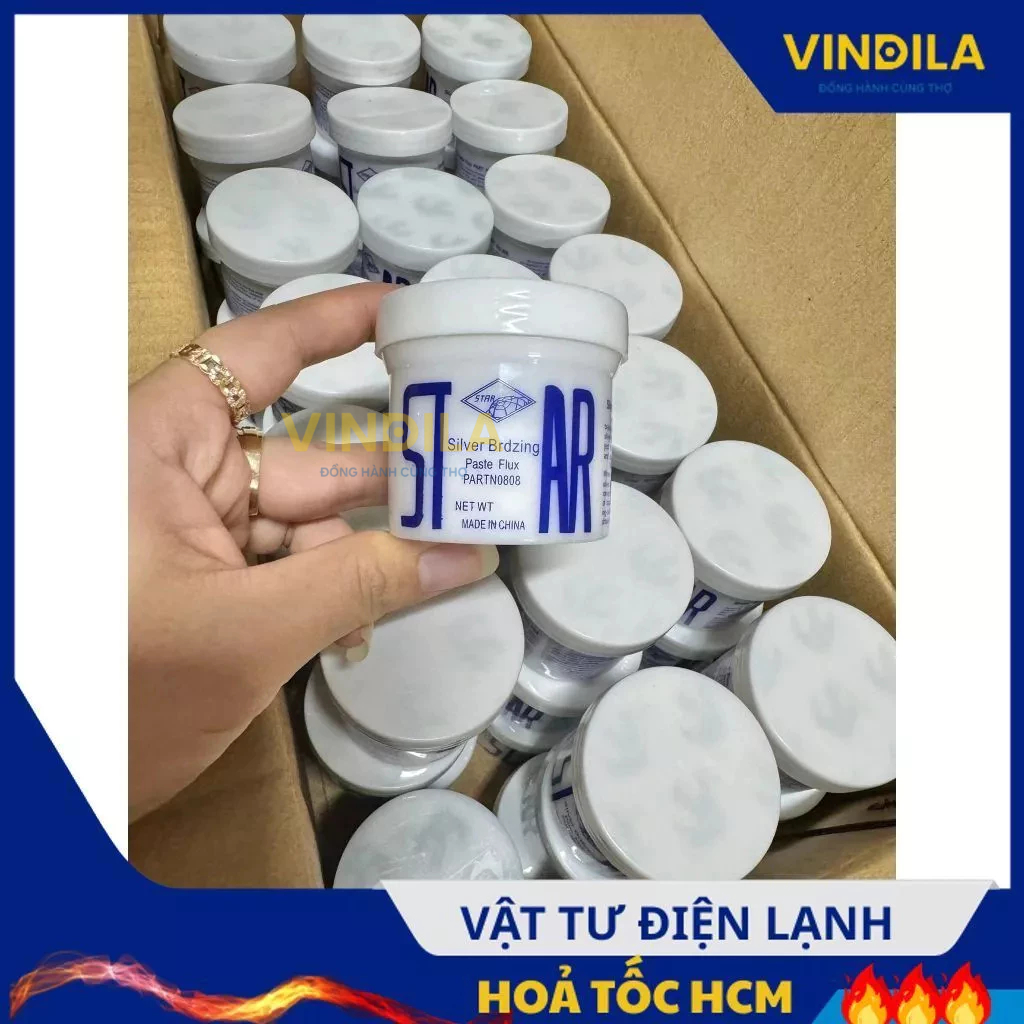 FLUX HÀN BẠC – TRỢ HÀN DẠNG BỘT/PASTE CHUYÊN DỤNG CHO ĐỒNG, INOX, THÉP