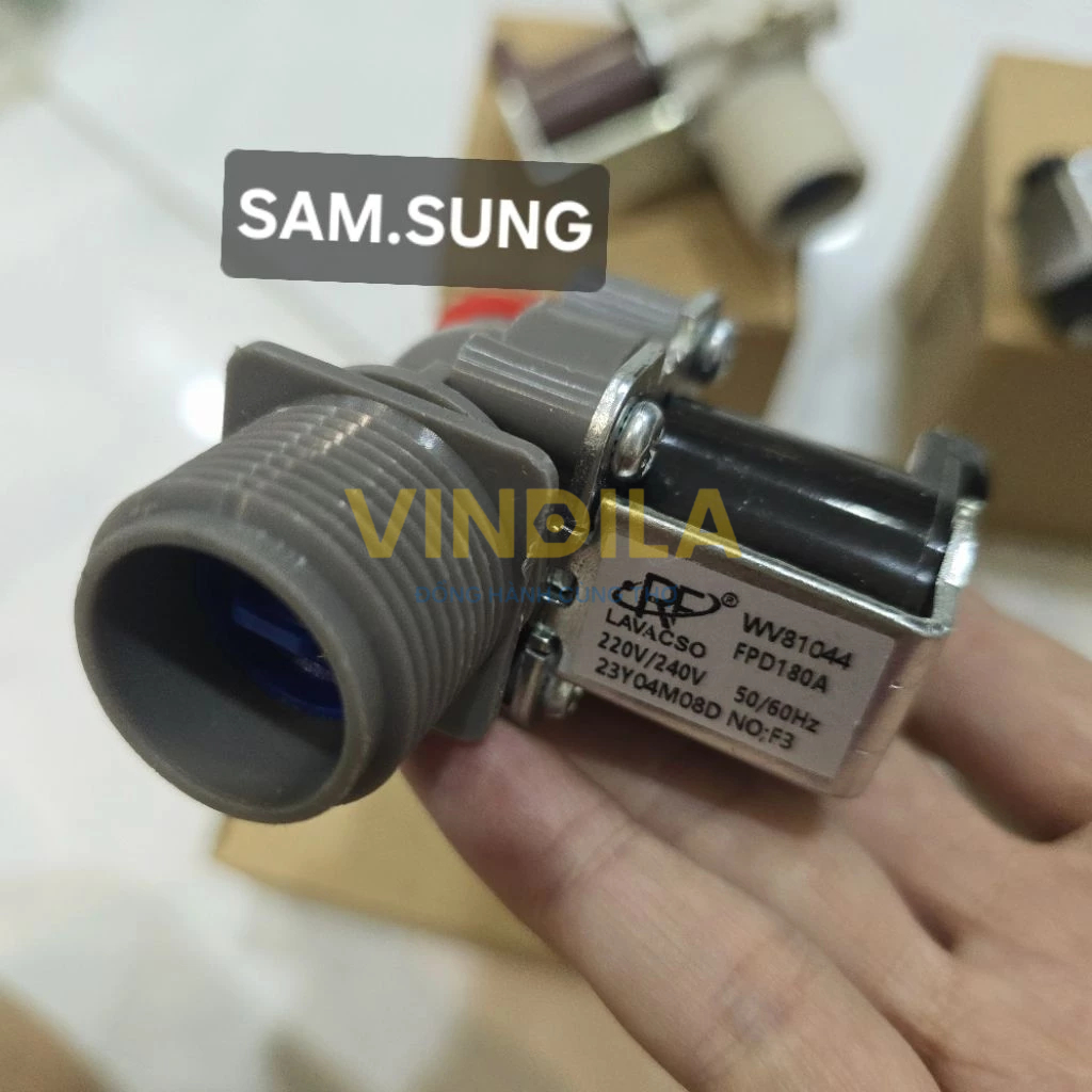 Van cấp nước máy giặt SAM.SUNG đơn, Van cấp nước đơn Sam.sung, Van máy giặt Sam.sung 220V