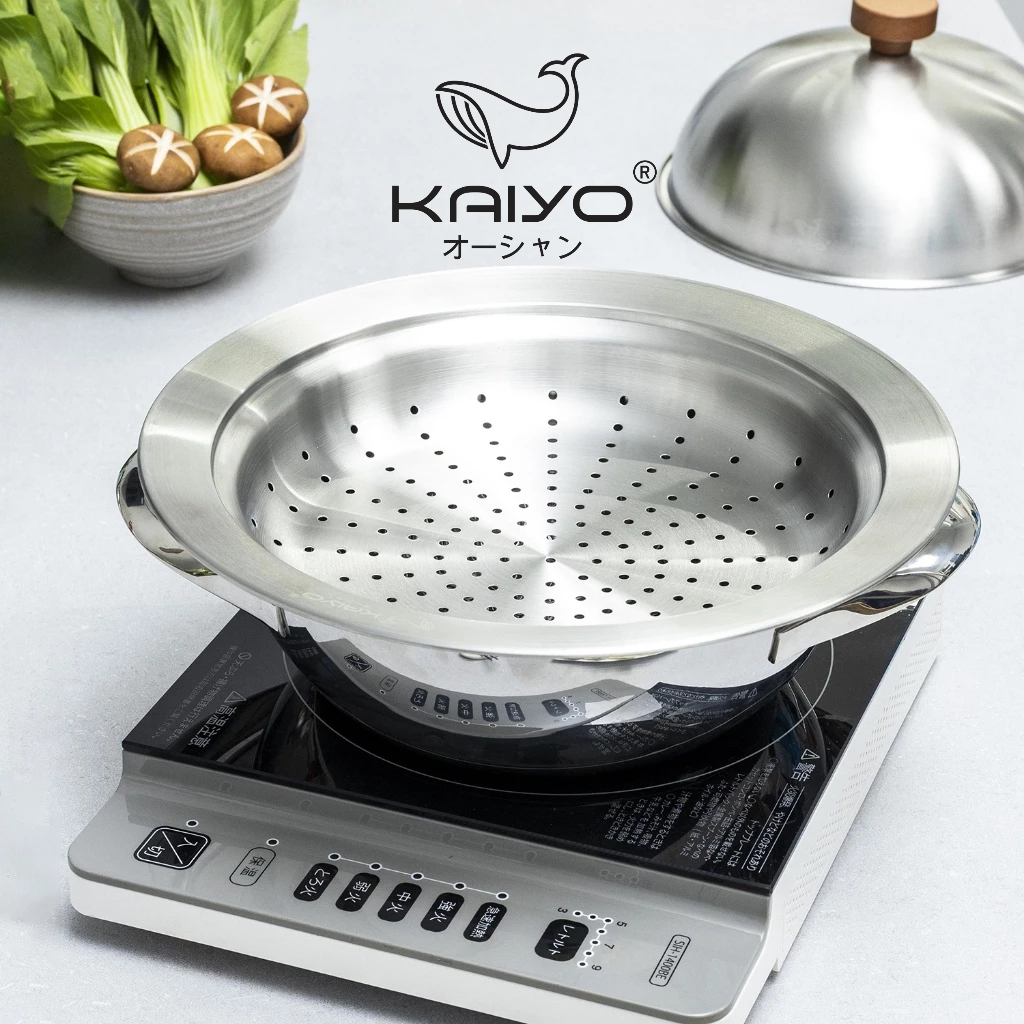 Xửng hấp inox 304 vung vòm Kaiyo 31cm - LARVA STORE