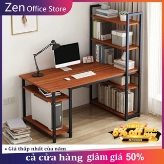 ZEN bàn học có giá sách kèm giá sách cao kiểu káng độc đáo,Sắt Sơn Tĩnh Điện chịu lực tốt