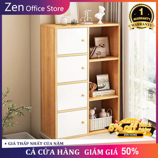ZEN Kệ sách gỗ kệ để đồ đa năng để đồ phong cách hiện đại