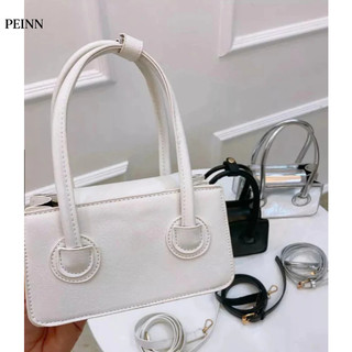   Peinn  Túi xách nữ 2 quai cầm đeo chéo đeo vai kep nách chất da mềm hót hít q242m 