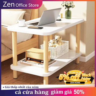  ZEN bàn sofa Kệ đầu giường Bàn trà mặt tròn 2 tầng trang trí phòng khách phòng ngủ Coffee Tables 