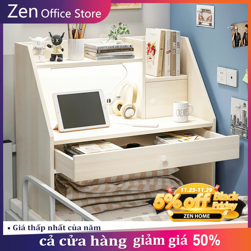 ZEN Bàn Học Sinh Viên Gắn Giường Bàn Học Gắn Giường Thông Minh Bàn Để LapTop Có Ngăn Kéo