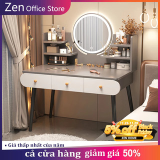  ZEN bàn trang điểm bắc âu có đèn Led có gương sáng thông thời trang đơn giản hiện đại bàn 