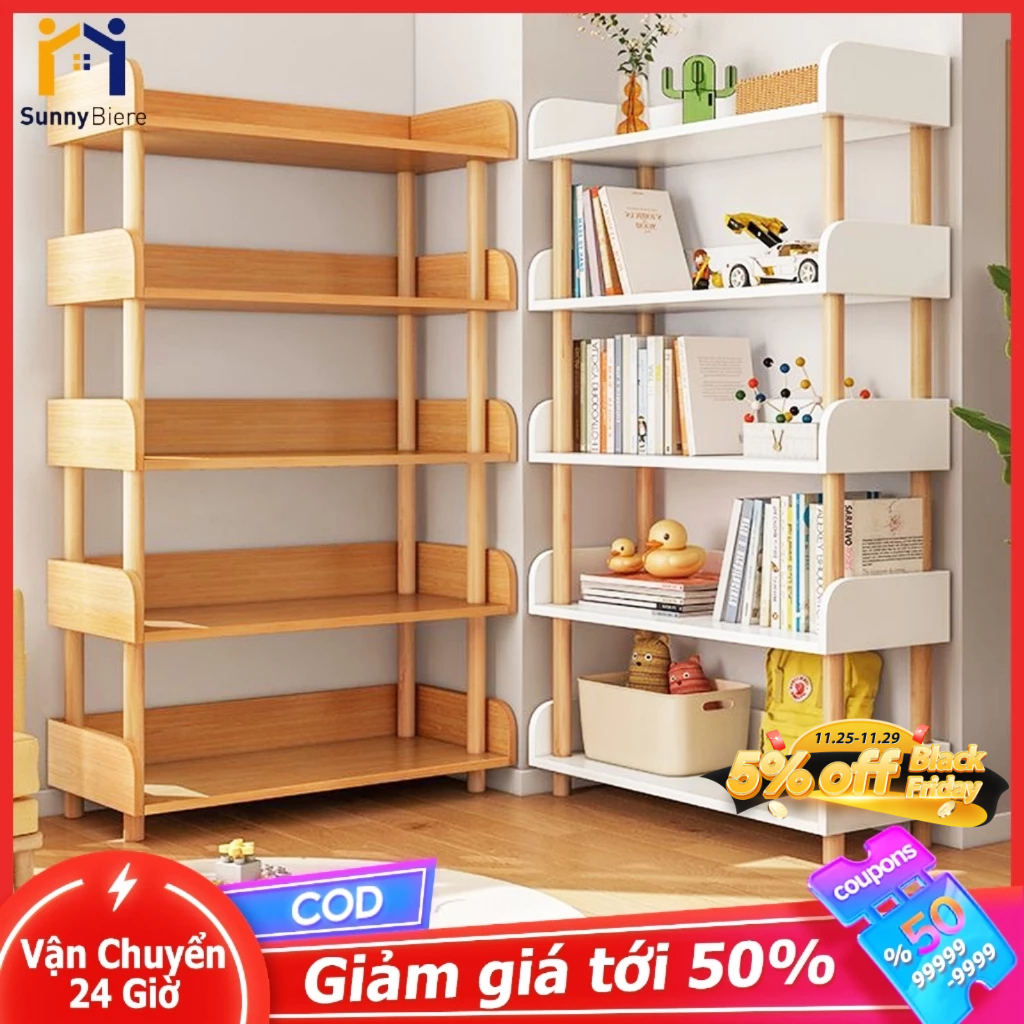 SUNNY Kệ Sách để đồ decor đa năng 6/5/4/3 tầng giúp bạn cất gọn đồ đạc tiết kiệm không gian