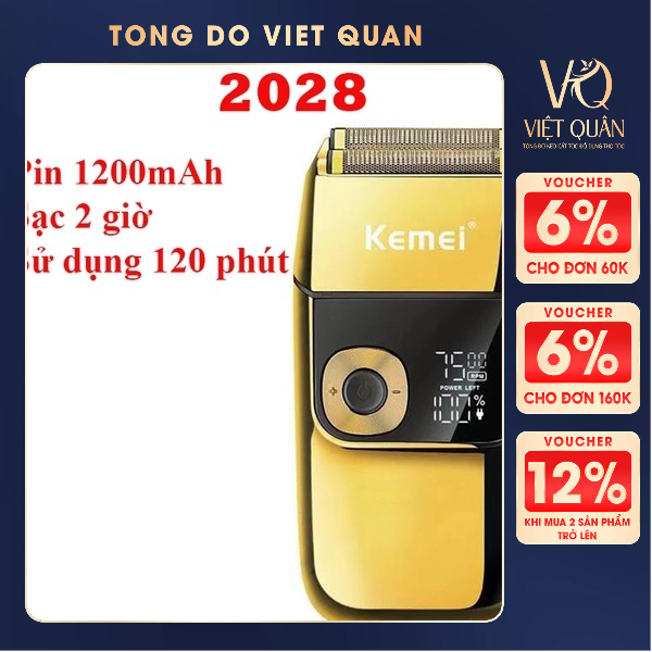 Máy cạo khô Kemei km- 2028