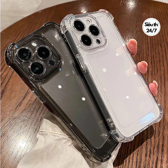 Ốp Lưng iPhone TPU Silicon Mềm 4 Góc