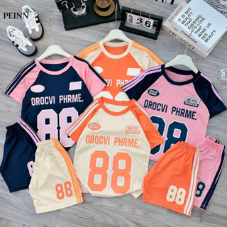   Peinn  Bộ quần áo mùa hè dành cho bé trai và bé gái 14-52kg mẫu SỐ 88. Chất liệu co dãn thoáng mát. H40 - EB66 