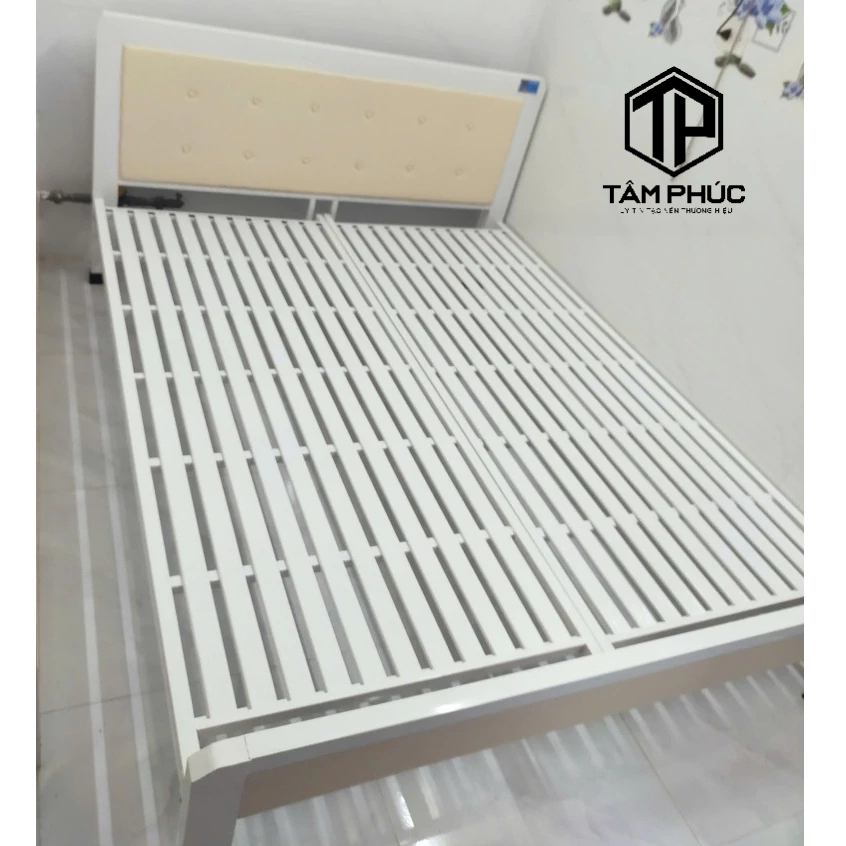 giường đơn sắt hộp lắp rap nhanh
