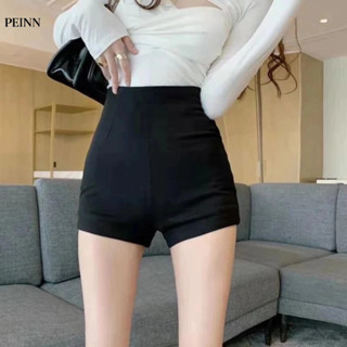   Peinn  Quần short HT30 đùi nữ dance cạp cao lưng cao co dãn 4 chiều - Quần đùi cạp khoá tôn dáng cho nữ - T2K Max 