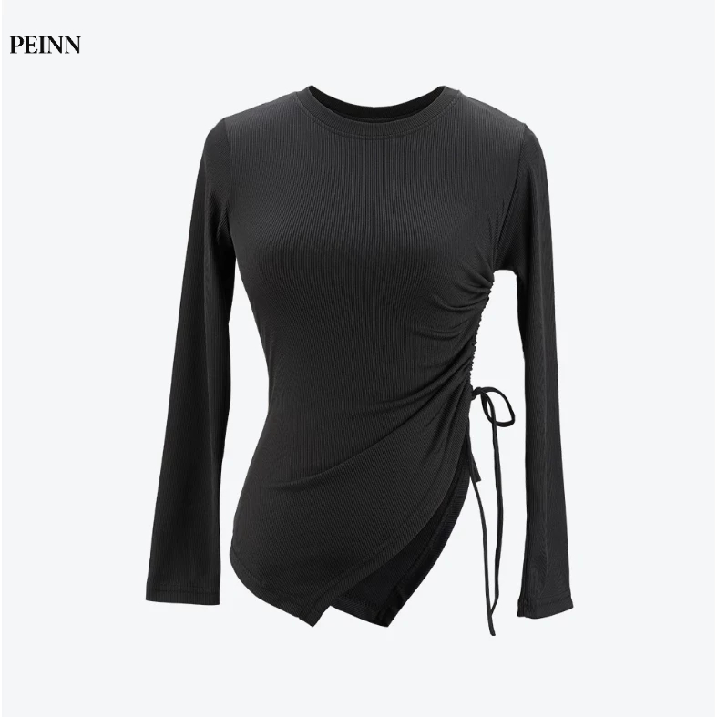 [Peinn] Áo Kiểu Vạt Chéo Rút Dây HT93 Cực Xinh