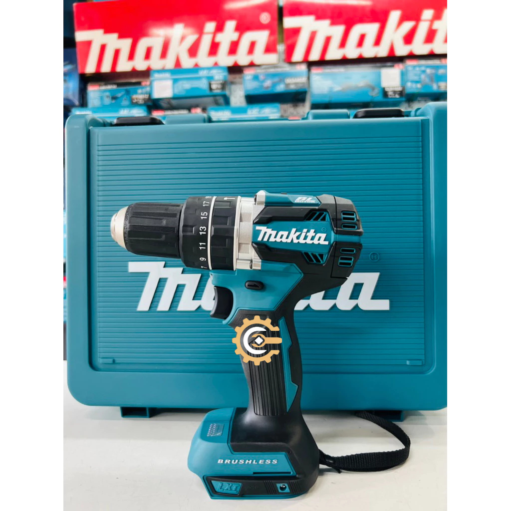 [Công nghệ Nhật Bản- 60N.m] Thân máy khoan búa vặn vít BL pin 18V Makita DHP484Z [Hàng Chính Hãng]