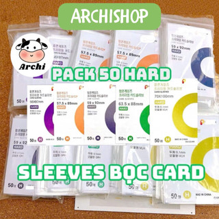  Sleeves PACK 50 bảo vệ card album lomo card thẻ bài mặt thẻ mịn siêu trong suốt và rõ ràng 