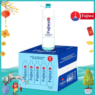  Nước Uống Ion Kiềm Fujiwa - Thùng 12 Chai 1250ml 