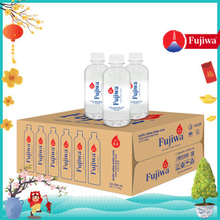  Thùng 24 Chai Nước Khoáng Tinh Khiết Đóng Chai Fujiwa 300ml pH8 - Suối chai nhỏ Giàu vi khoáng tự nhiên bổ sung khoáng 