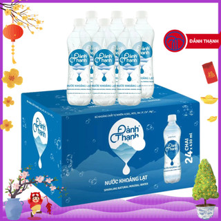  Thùng 24 Chai Nước Khoáng Lạt Thiên Nhiên Có Gas 430ml Đảnh Thạnh - Giàu và bổ sung vi khoáng tự nhiên 