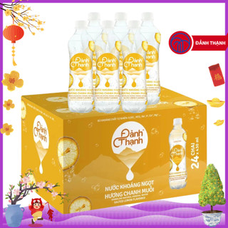  Thùng 24 Chai Nước Khoáng Ngọt Hương Chanh Muối Có Gas Thiên Nhiên 430ml Đảnh Thạnh- Giàu và bổ sung vi khoáng tự nhiên 