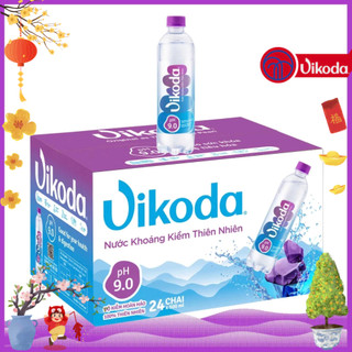 Thùng 24 Chai Nước Khoáng Kiềm Thiên Nhiên Vikoda 500ml - Giàu và bổ sung vi khoáng tự nhiên từ nguồn Đảnh Thạnh 