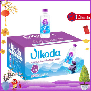  Thùng 24 Chai Nước Khoáng Kiềm Thiên Nhiên Vikoda 350ml - Giàu và bổ sung vi khoáng tự nhiên từ nguồn Đảnh Thạnh 
