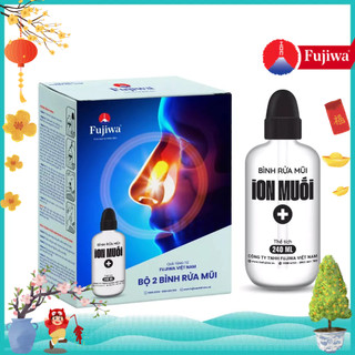  Bình Rửa Mũi 240ml Cao Cấp Fujiwa - Bình rỗng dùng đổ nước muối vào bơm rữa mũi 