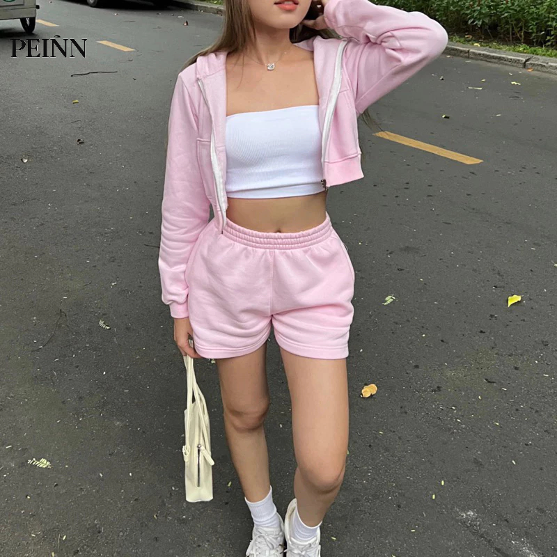 [Peinn] Quần Short thun nỉ cotton Augety Studio, Basic Sweatshorts