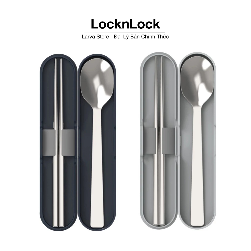 Bộ Muỗng Đũa LocknLock Bằng Thép Không Gỉ 304 HPL105 - Larva Store