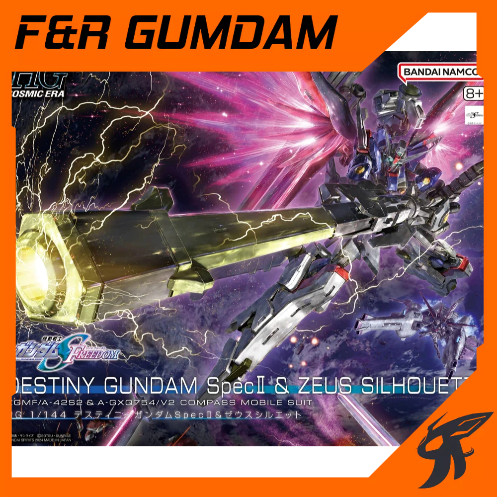 Mô hình lắp ráp HG Destiny Gundam Spec II & Zeus Silhouette