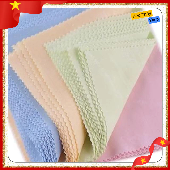 Khăn lau vệ sinh mắt kính chất liệu sợi nhỏ tiện dụng